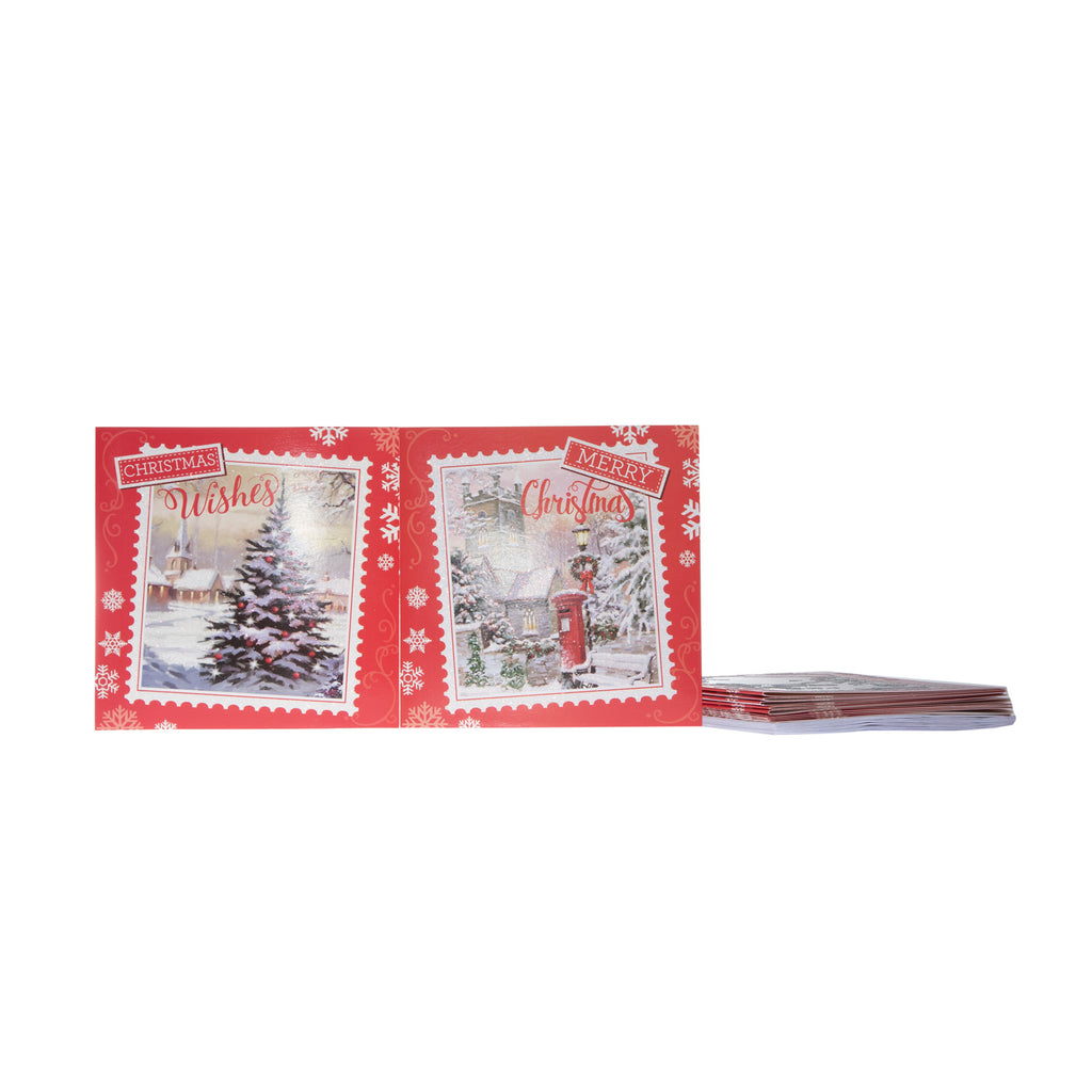 Pk12 Postbox Snowscene