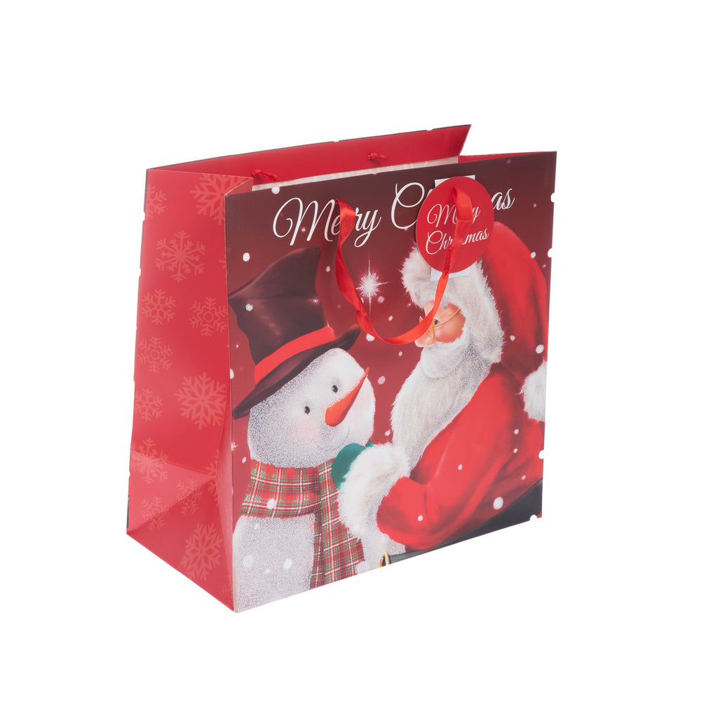 Paint Santa/Snowm Lrg Squ