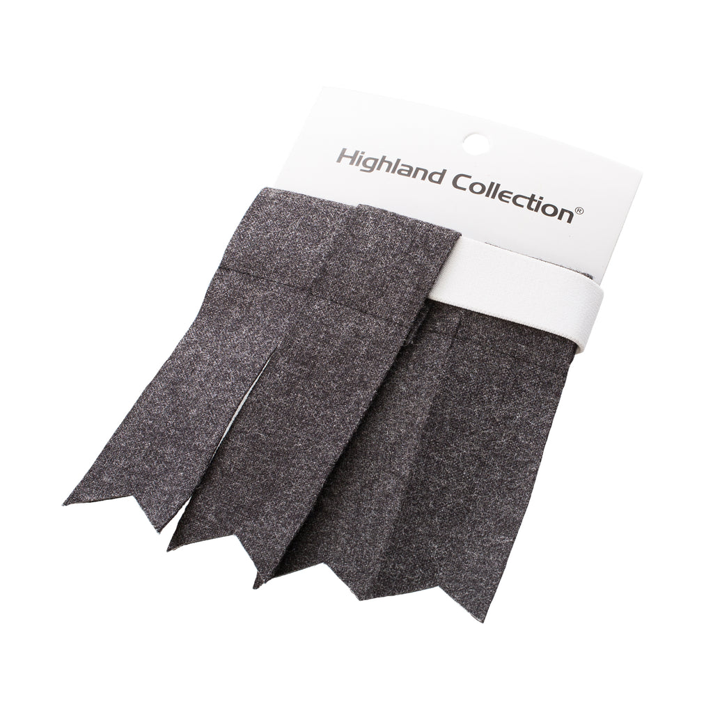 Standard Wool Plain Colour Flashes Grey