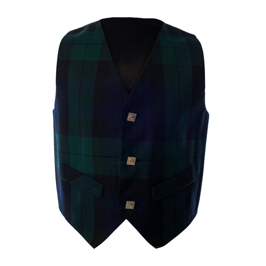 Boys Tartan Waistcoat Gunn - Main Image