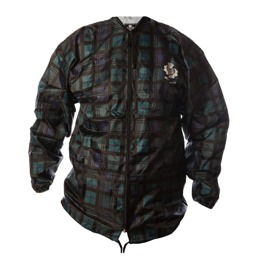 Unisex Tartan Kagoule With Thistle