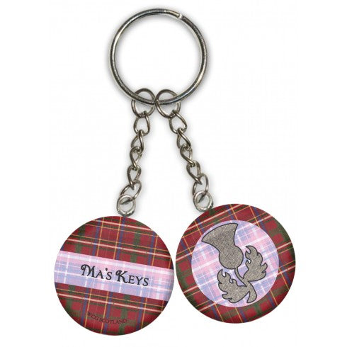Scottish Keyring Thistle Keyring