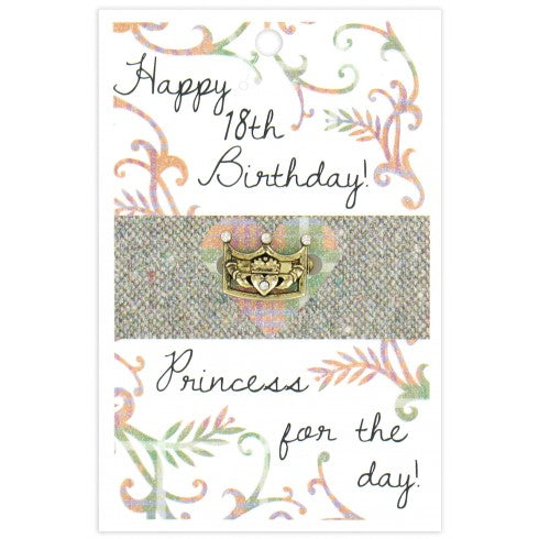 Crown Brooch Happy 18Th