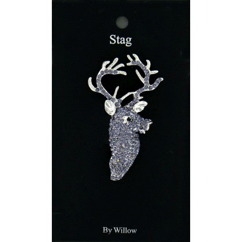 Greyfriar's Bobby Statue And Stag Brooch