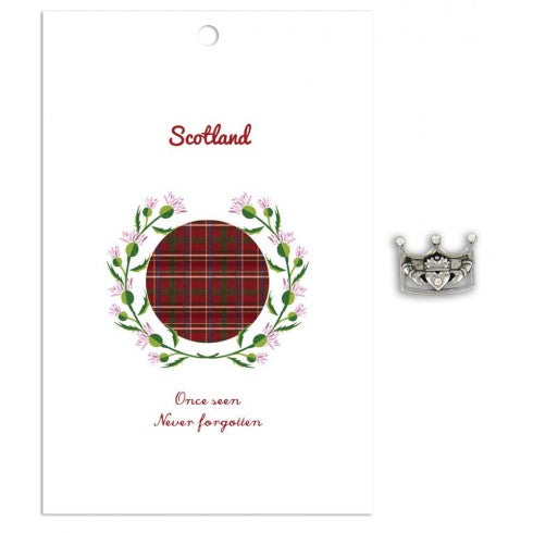 Crown Brooch-Scotland Once Seen