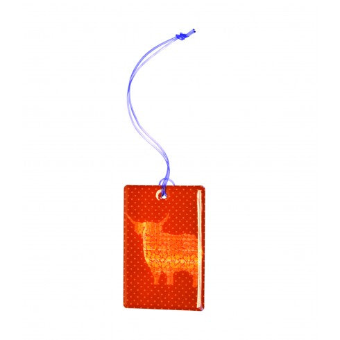 Luggage Label Stag Cream
