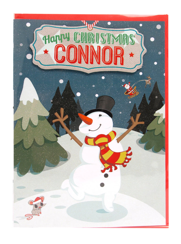Snowy Night Card Cameron